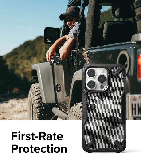 Apple iPhone 14 Pro Max Back Cover Case | Fusion X - Camo Black