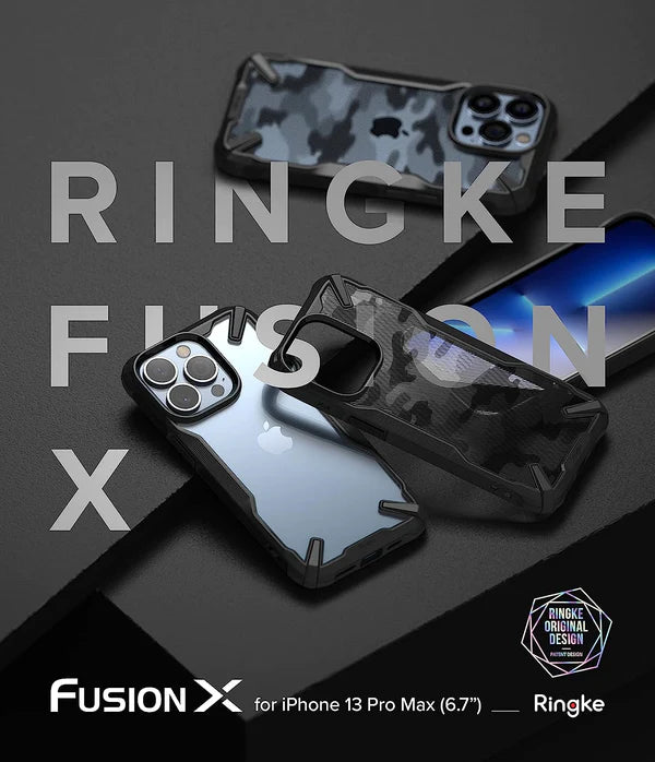 iPhone 13 Pro Max Back Cover Case | Fusion X - Camo Black