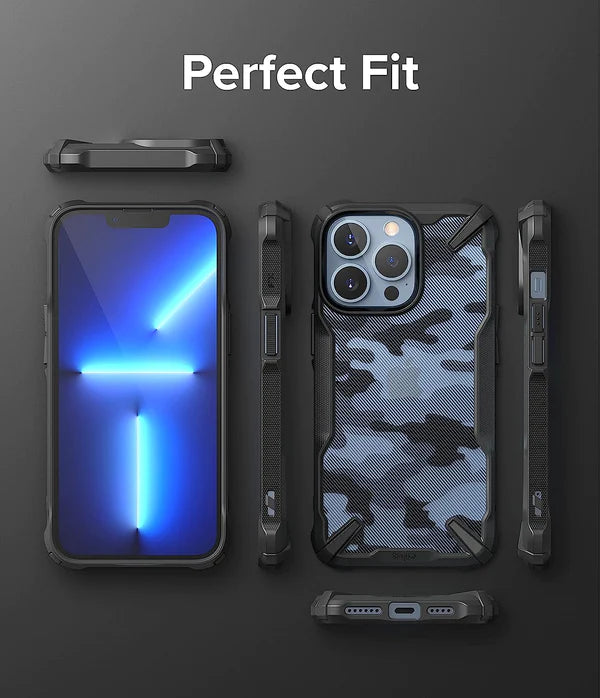 iPhone 13 Pro Max Back Cover Case | Fusion X - Camo Black