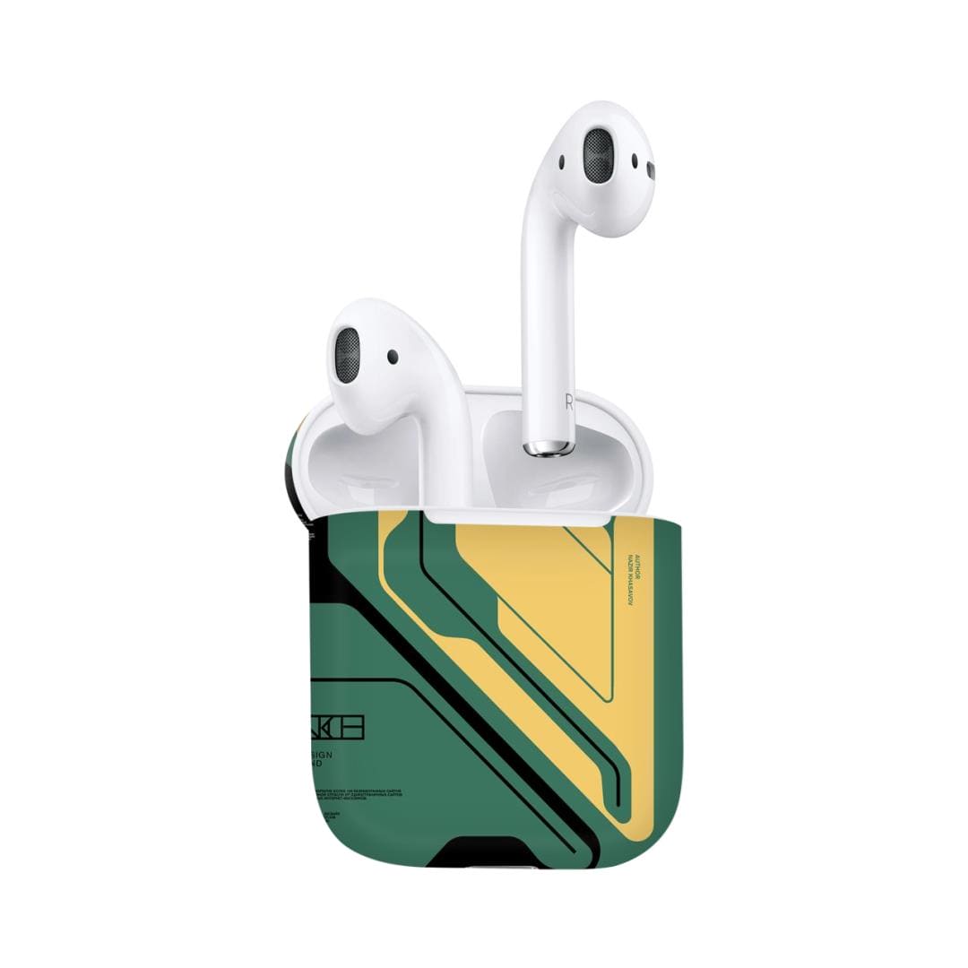 Airpods Circuit Green skins