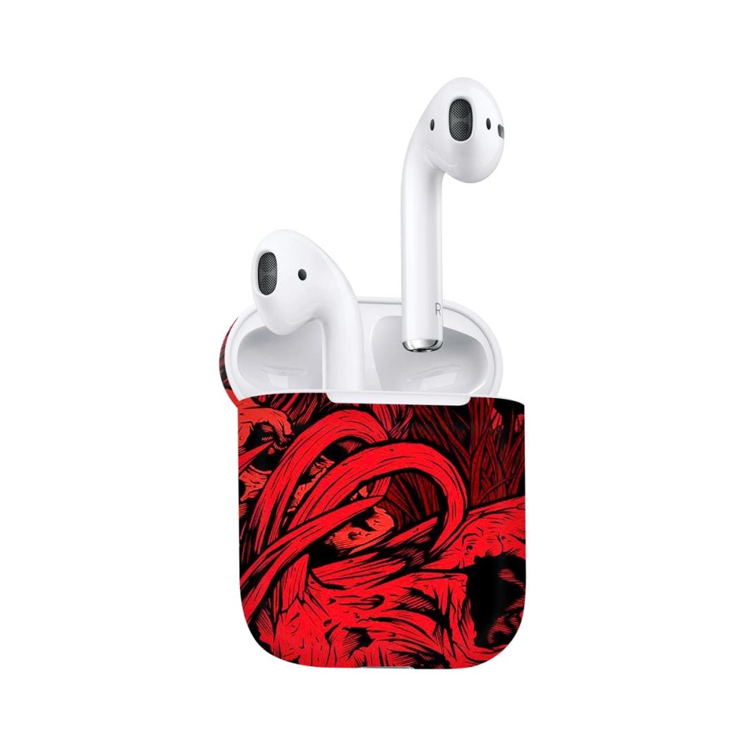 Airpods Fiery Lion skins