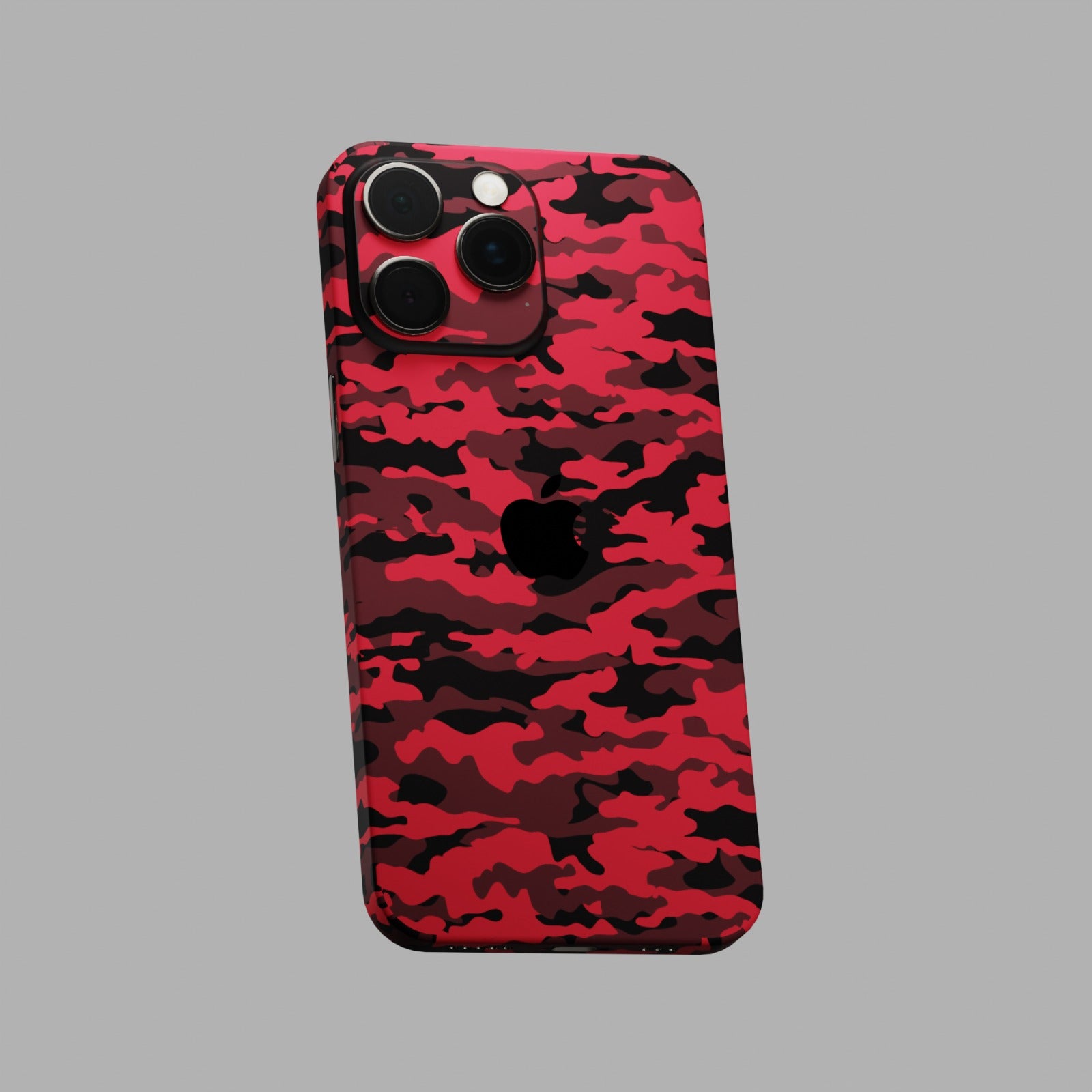 Dark Red Camouflage Mobile Skins & Wraps