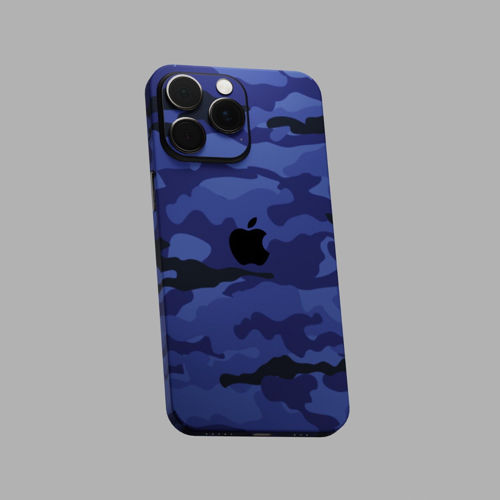 Dark Blue Camouflage Mobile Skins & Wraps