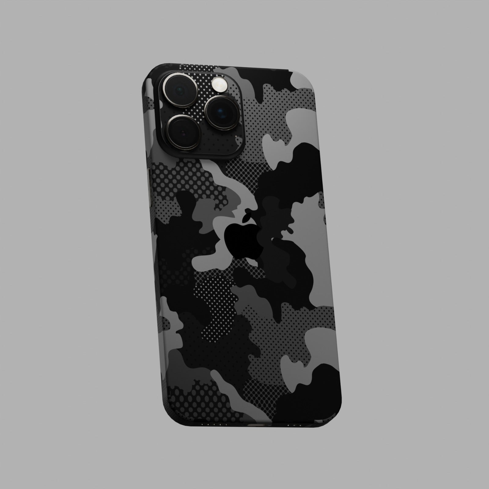 Military Black Camouflage Mobile Skins & Wraps