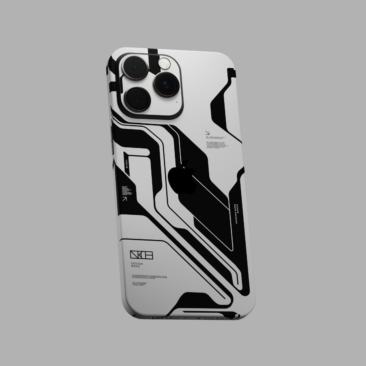 White Cyberpunk Mobile Skins & Wraps