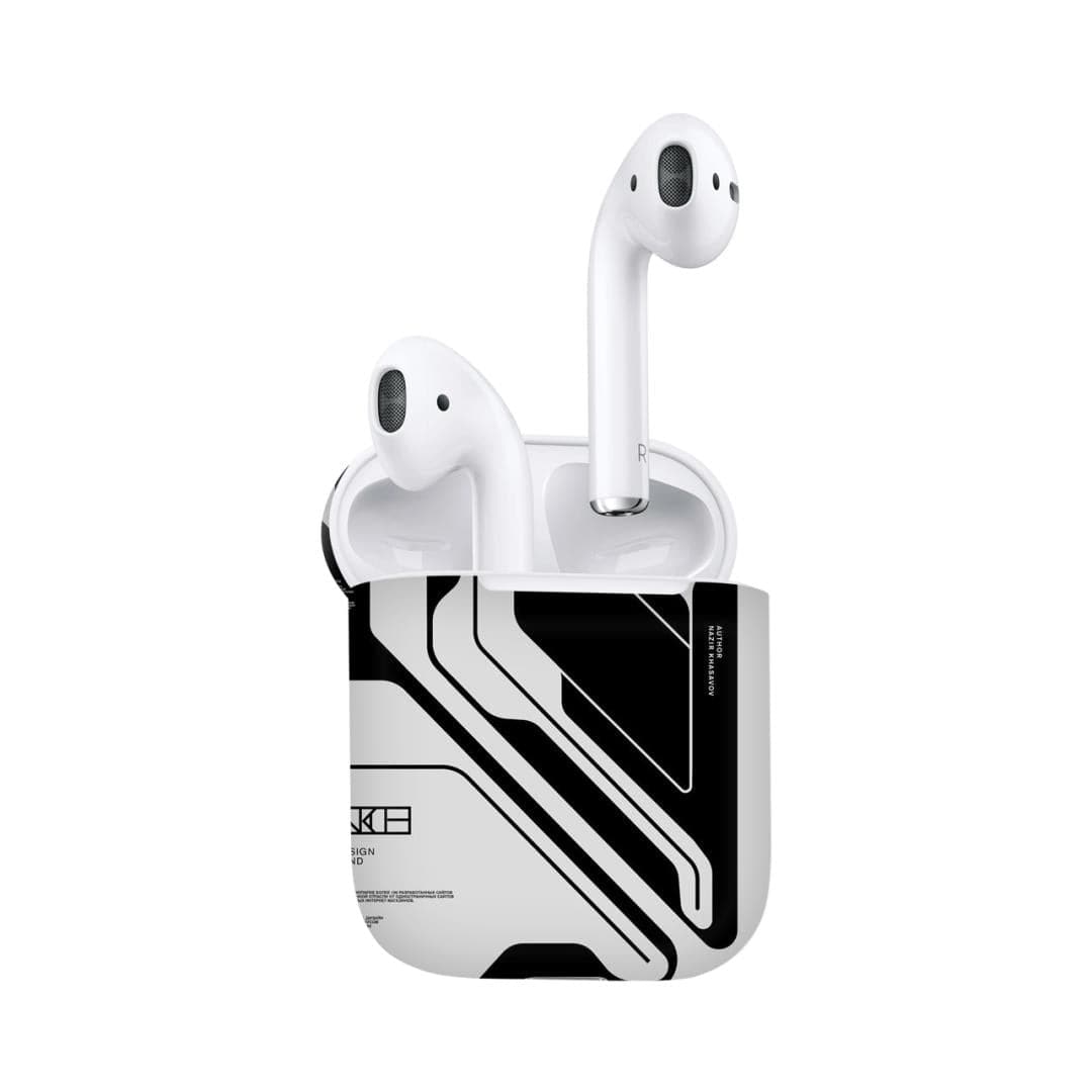 Apple Mobile skins & wraps White Cyberpunk Apple Airpods Skins & Wraps