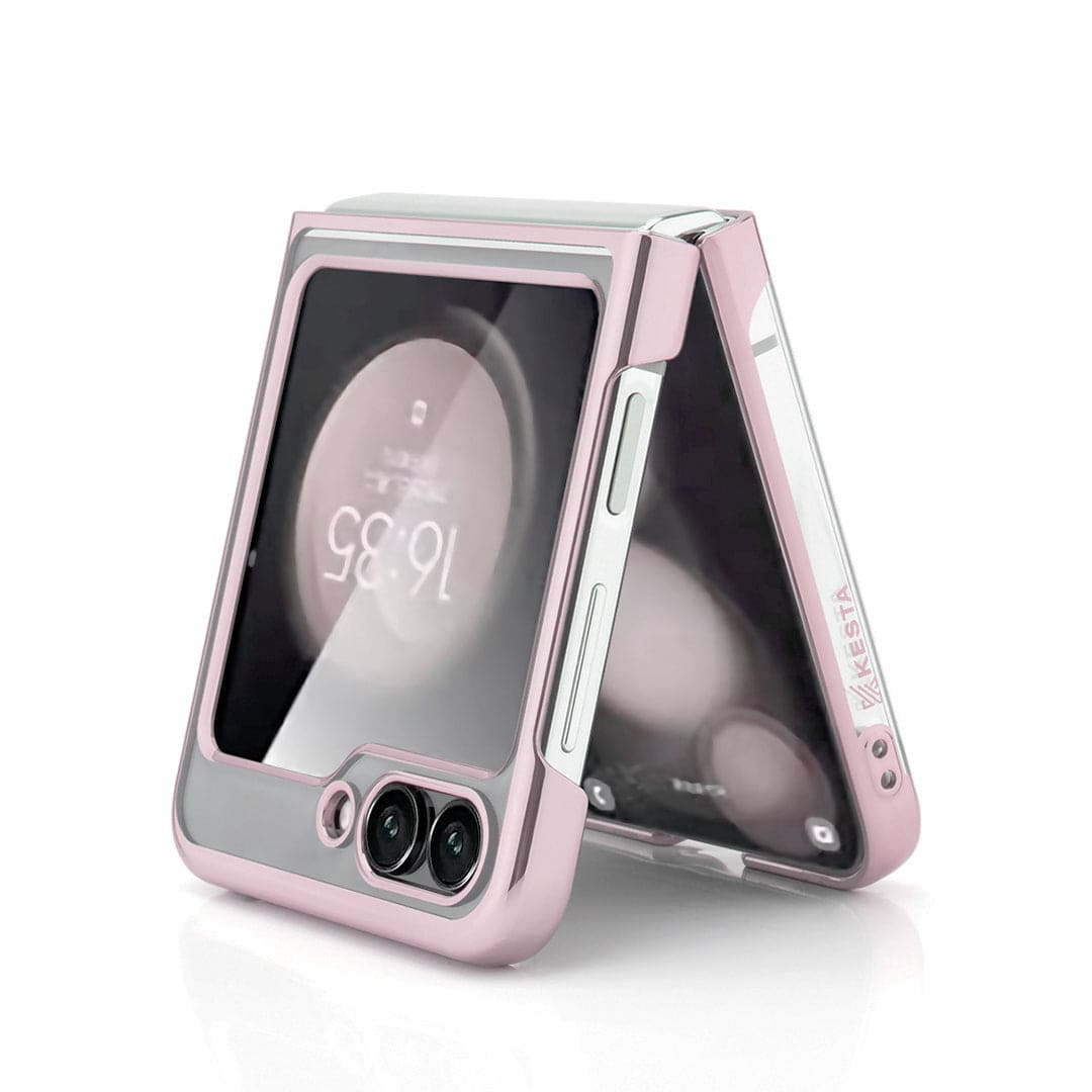 Samsung Z Flip 5 Kesta Anti-Yellow Case - Pink